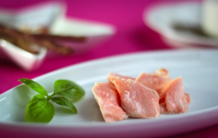 Simply Steamed Salmon, Longcroft A la Cat Menu