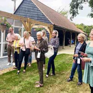 Councillor John Giffiths MBE and guests attend grand opening Longcroft Luxury Cat Hotel Bury St Edmunds