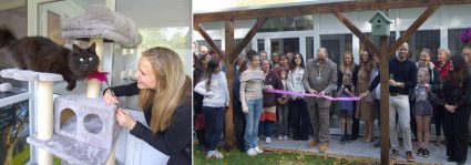 Guests at the Grand Opening of Longcroft Wymondham