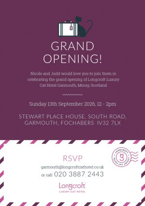 Invitation to Longcroft Garmouth Opening